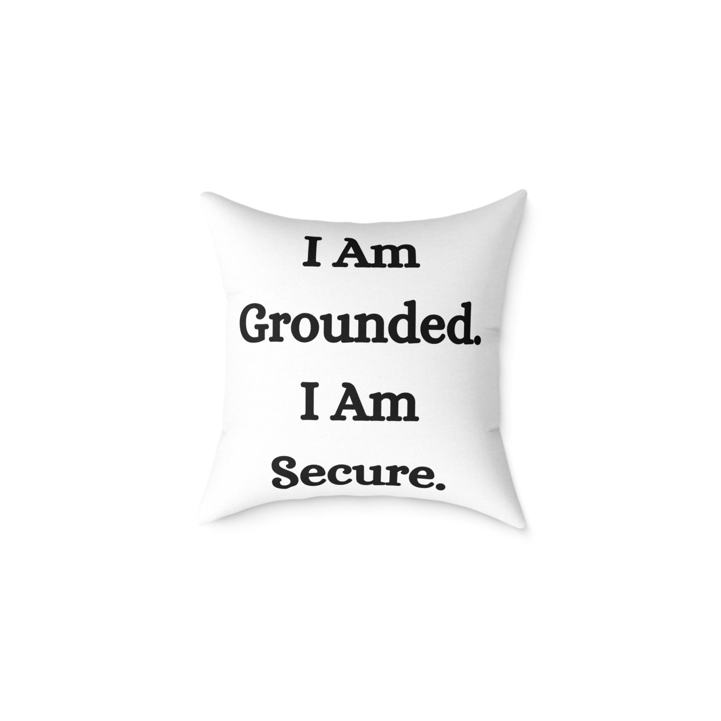 Root Chakra Affirmation Pillow