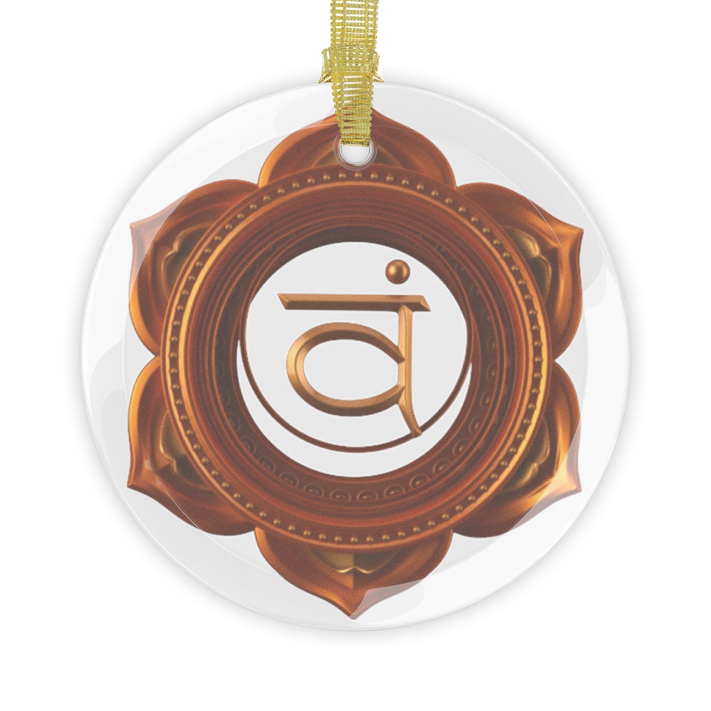 Sacral Chakra Glass Ornament – Holiday Harmony Collection