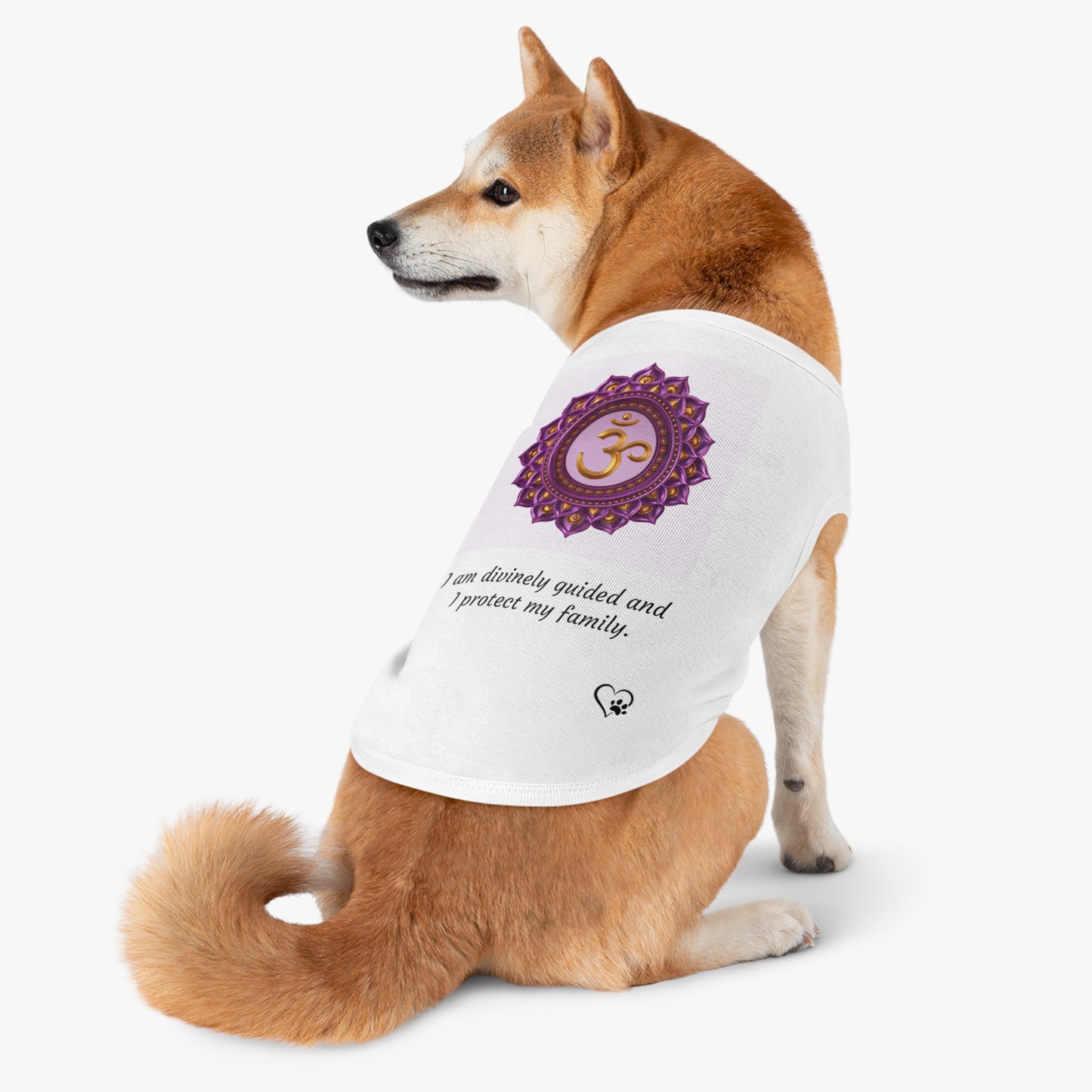 Sacred Guardian Pet Tank – Crown Chakra (Divine Protection)