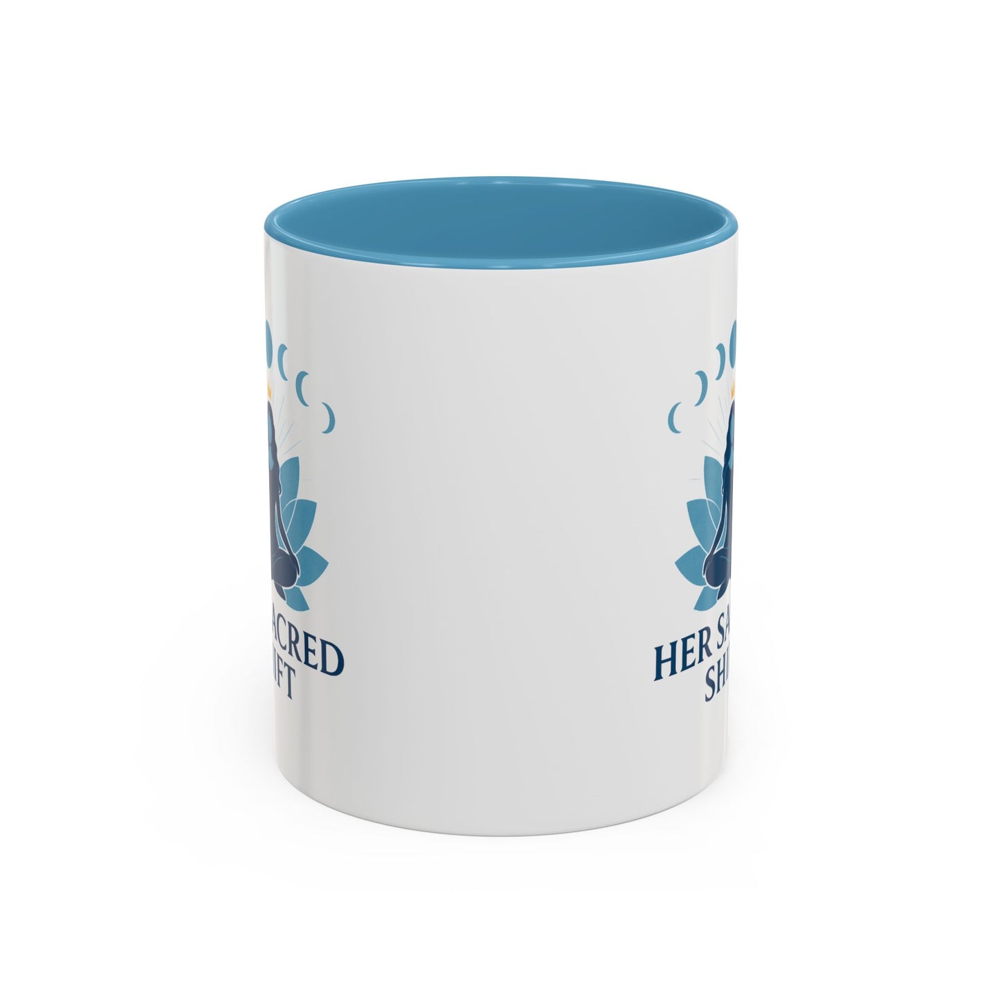 Her Sacred Shift Logo Mug – Throat Chakra Energy (11oz / 15oz)