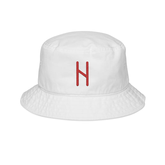 Hagalaz Rune Bucket Hat – Ride the Storm, Rise Renewed