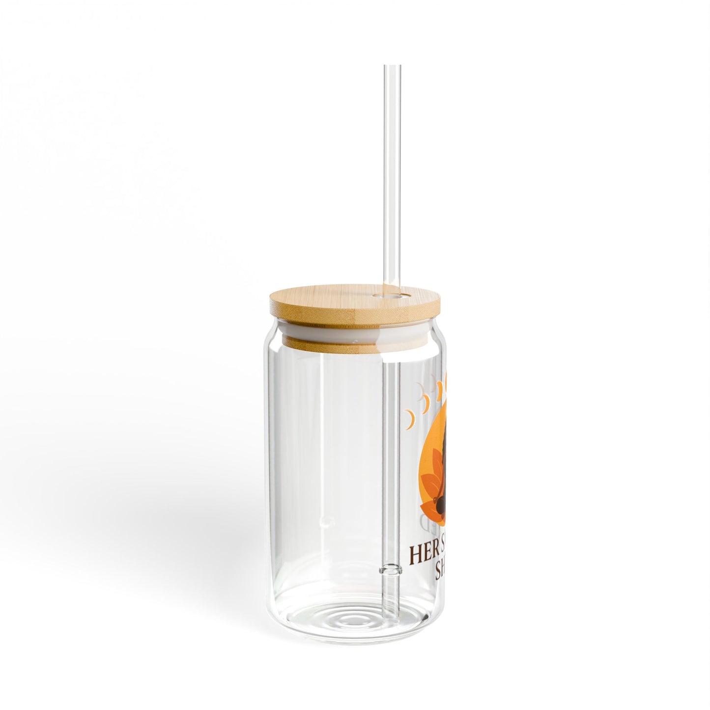 Her Sacred Shift Sacral Chakra Sipper Glass – I Create. I Feel. I Flow. | 16oz.