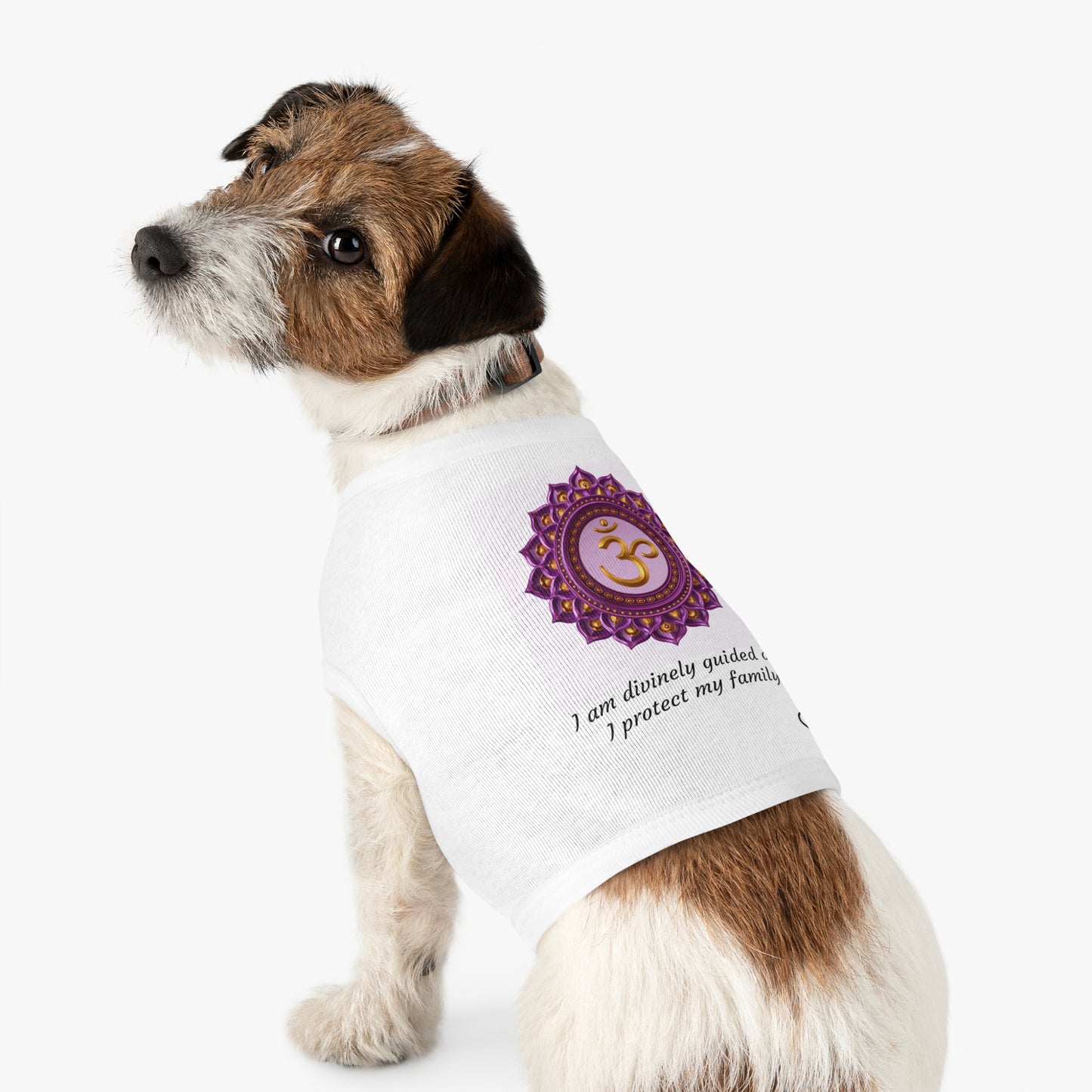 Sacred Guardian Pet Tank – Crown Chakra (Divine Protection)
