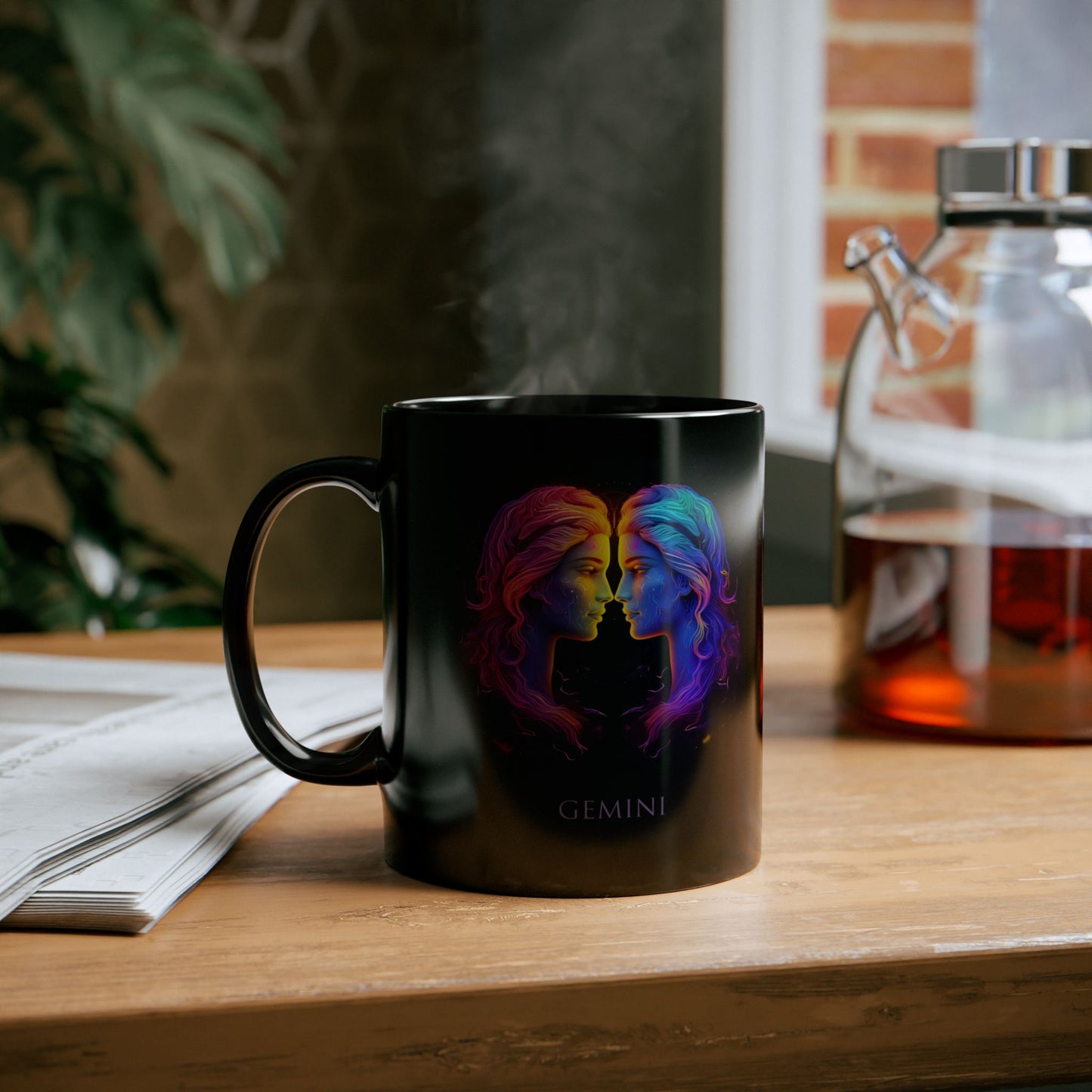 Gemini Zodiac Affirmation Mug – Expressive & Dynamic