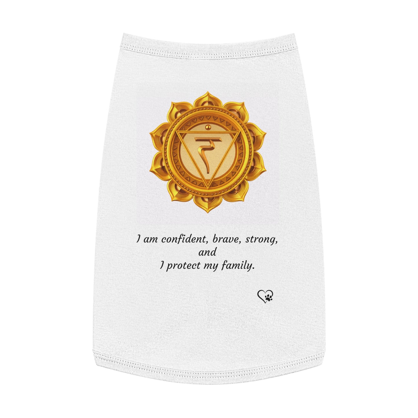 Sacred Guardian Pet Tank – Solar Plexus Chakra (Confidence & Courage)