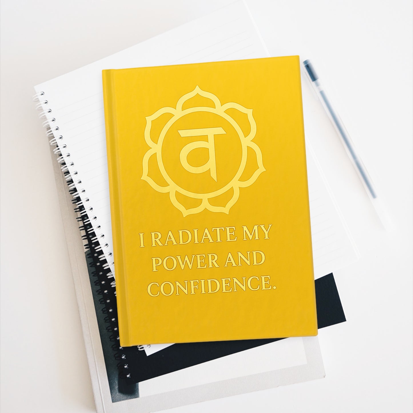 "Empowered Light: A Solar Plexus Chakra Journal" 5" x 7"