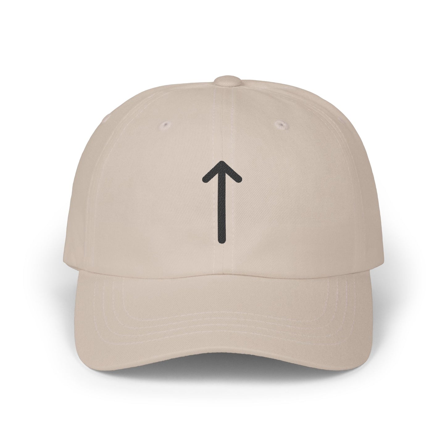 Tiwaz Rune Cap – Warrior Spirit & Sacred Leadership (Black Thread)