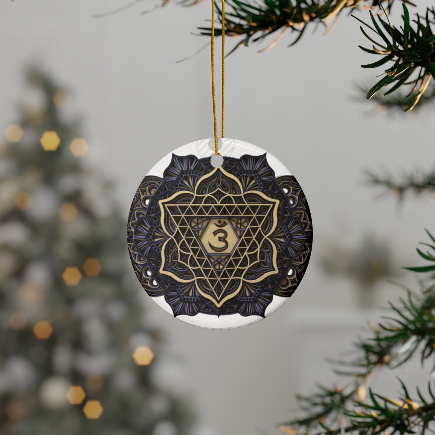 Ceramic Third Eye Chakra Ornament – Seeing Christmas Magic