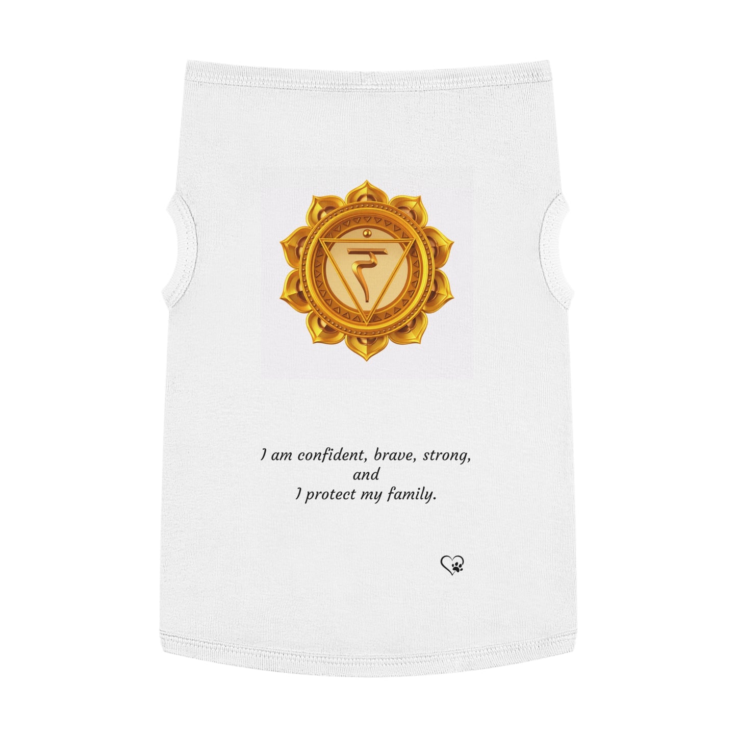 Sacred Guardian Pet Tank – Solar Plexus Chakra (Confidence & Courage)