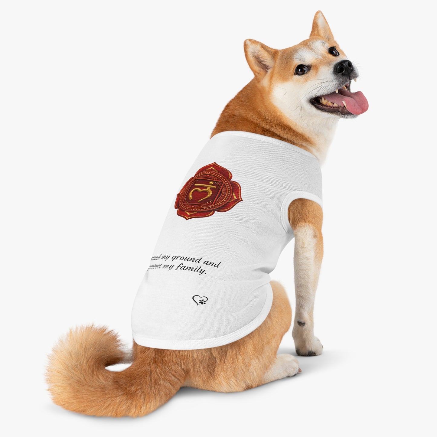 Sacred Guardian Pet Tank – Root Chakra (Protection & Loyalty)