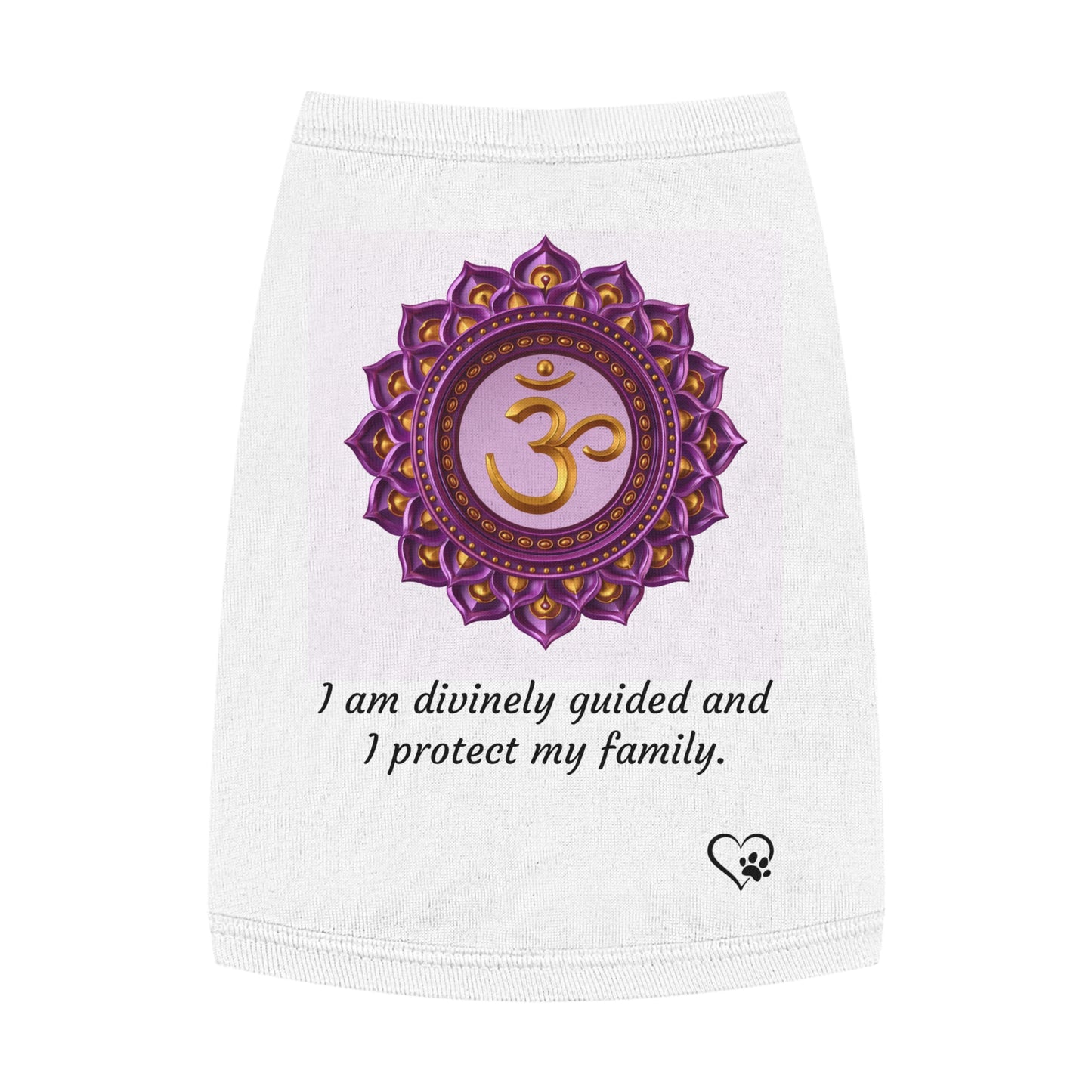 Sacred Guardian Pet Tank – Crown Chakra (Divine Protection)