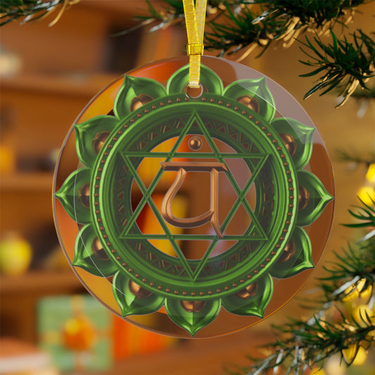 Heart Chakra Glass Ornament – Holiday Harmony Collection