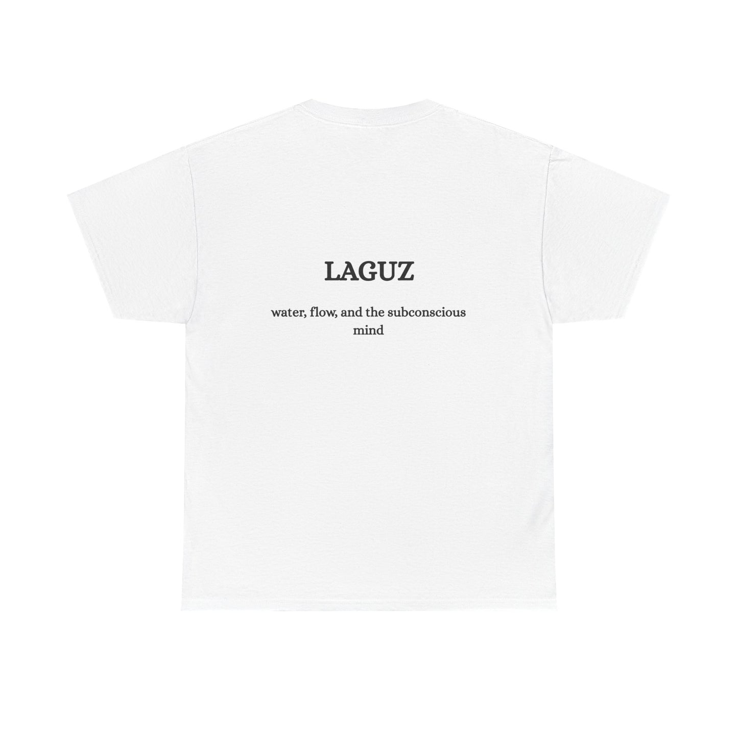 Laguz Rune T-Shirt – Flow with Intuition & Grace