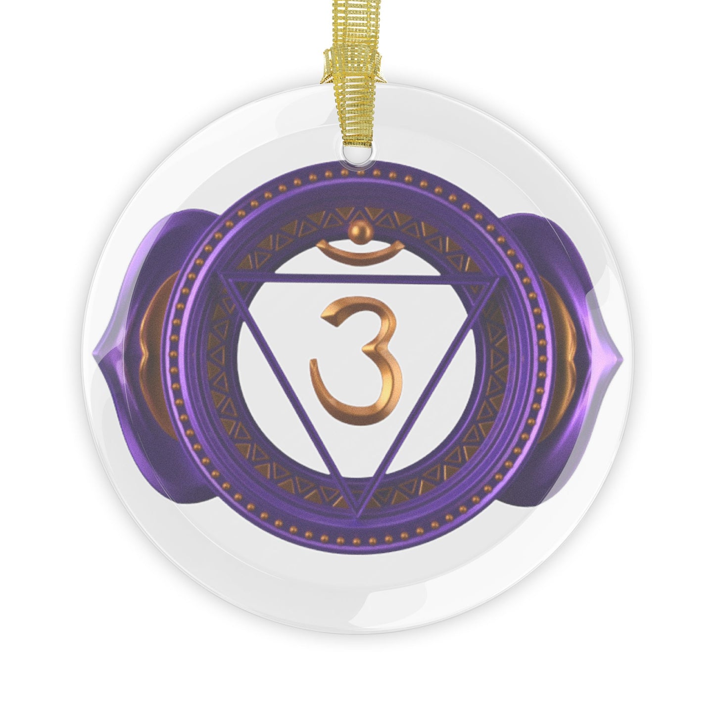 Third Eye Chakra Glass Ornament – Holiday Harmony Collection
