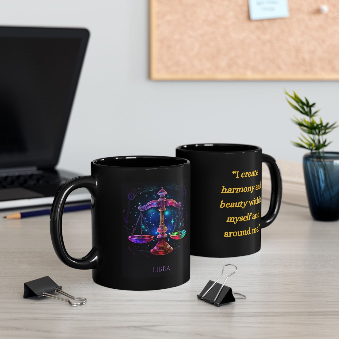Libra Zodiac Affirmation Mug – Balanced & Harmonious