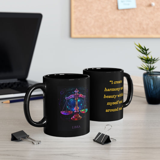 Libra Zodiac Affirmation Mug – Balanced & Harmonious