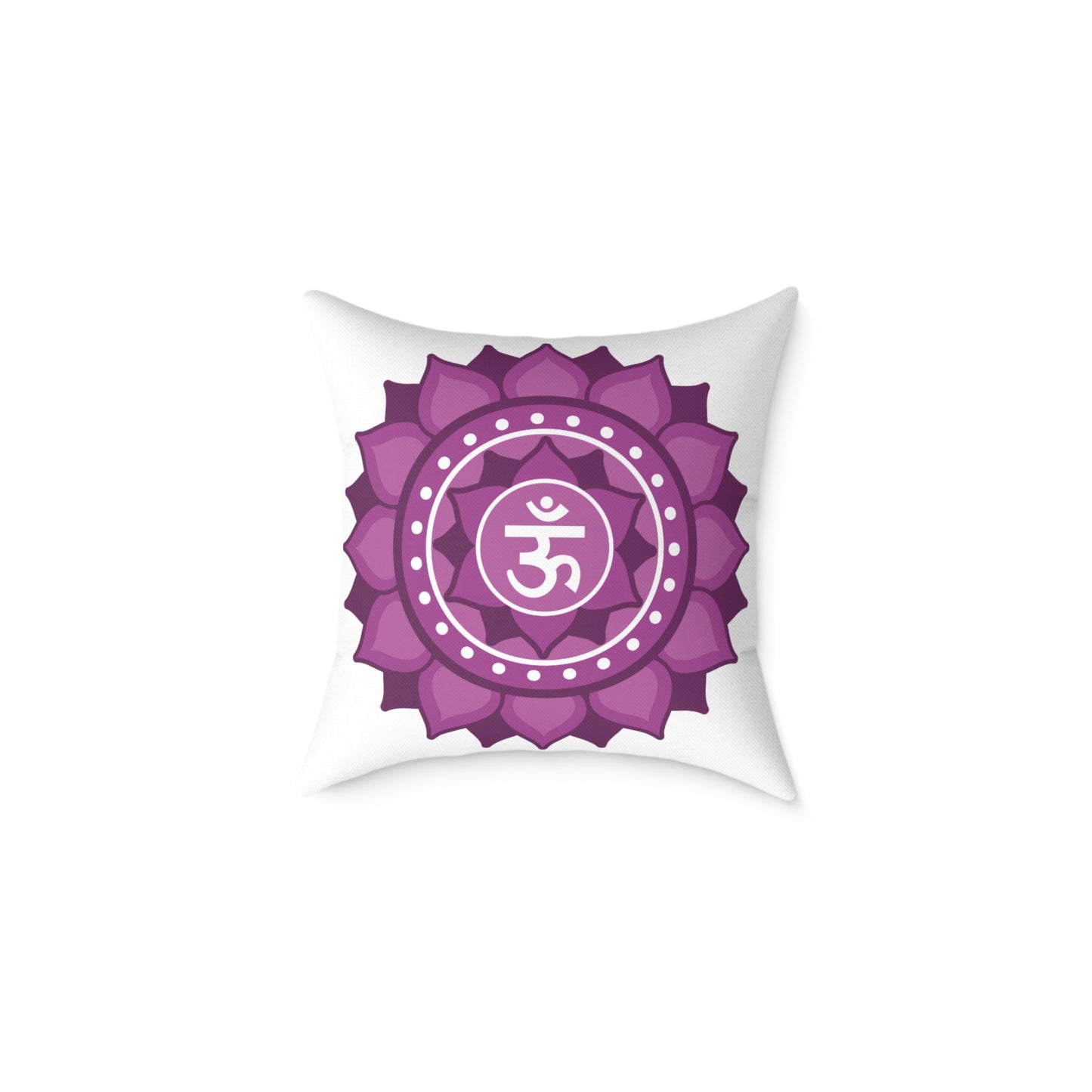 Crown Chakra Throw Pillow – I Am Connected to Divine Wisdom