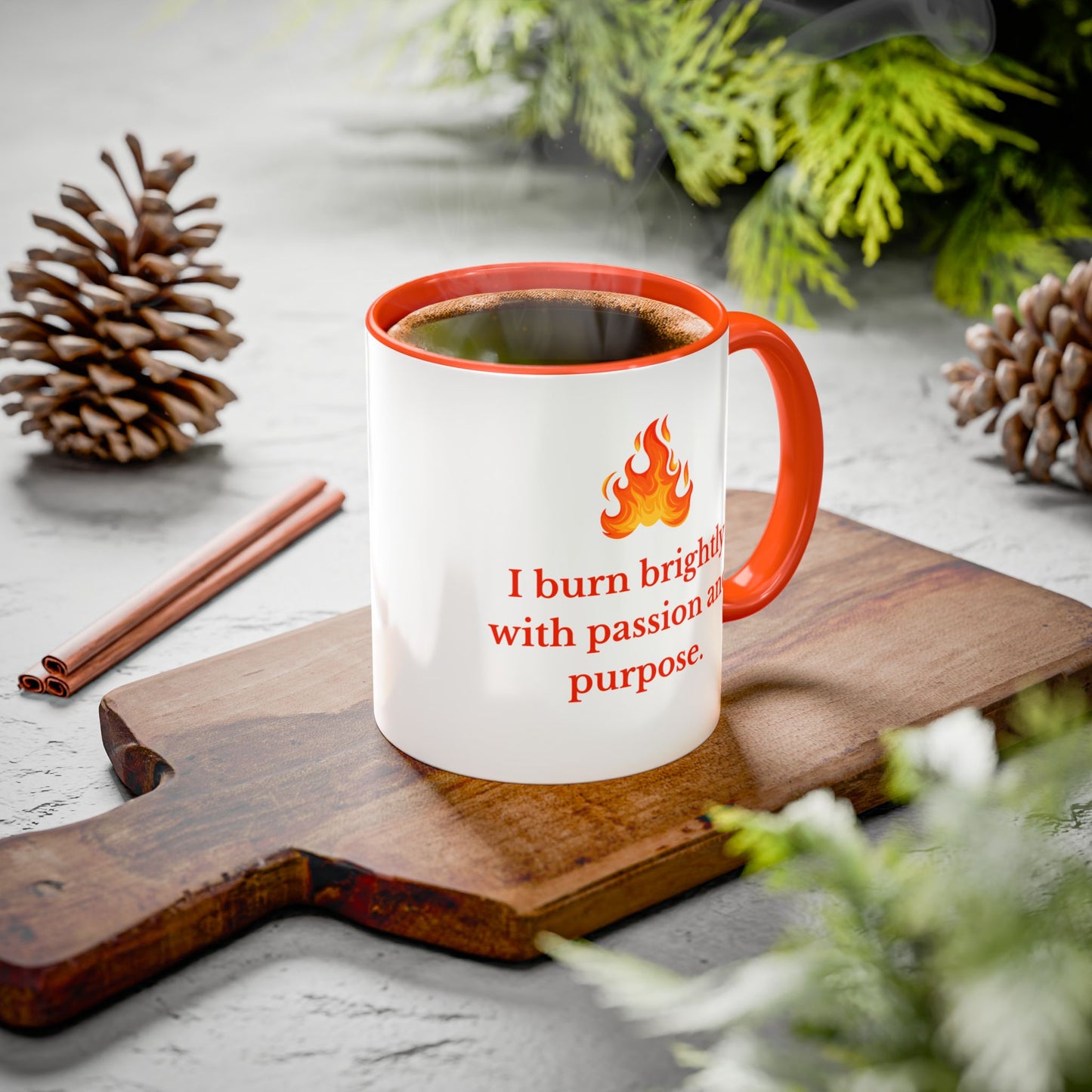 Fire Element Affirmation Mug – Passion & Purpose