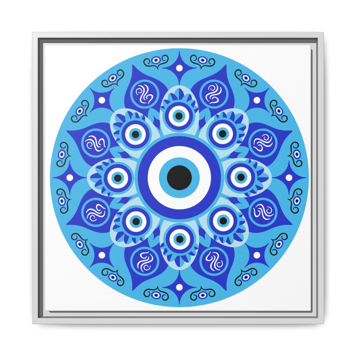 Sacred Gaze: The Evil Eye Mandala of Protection