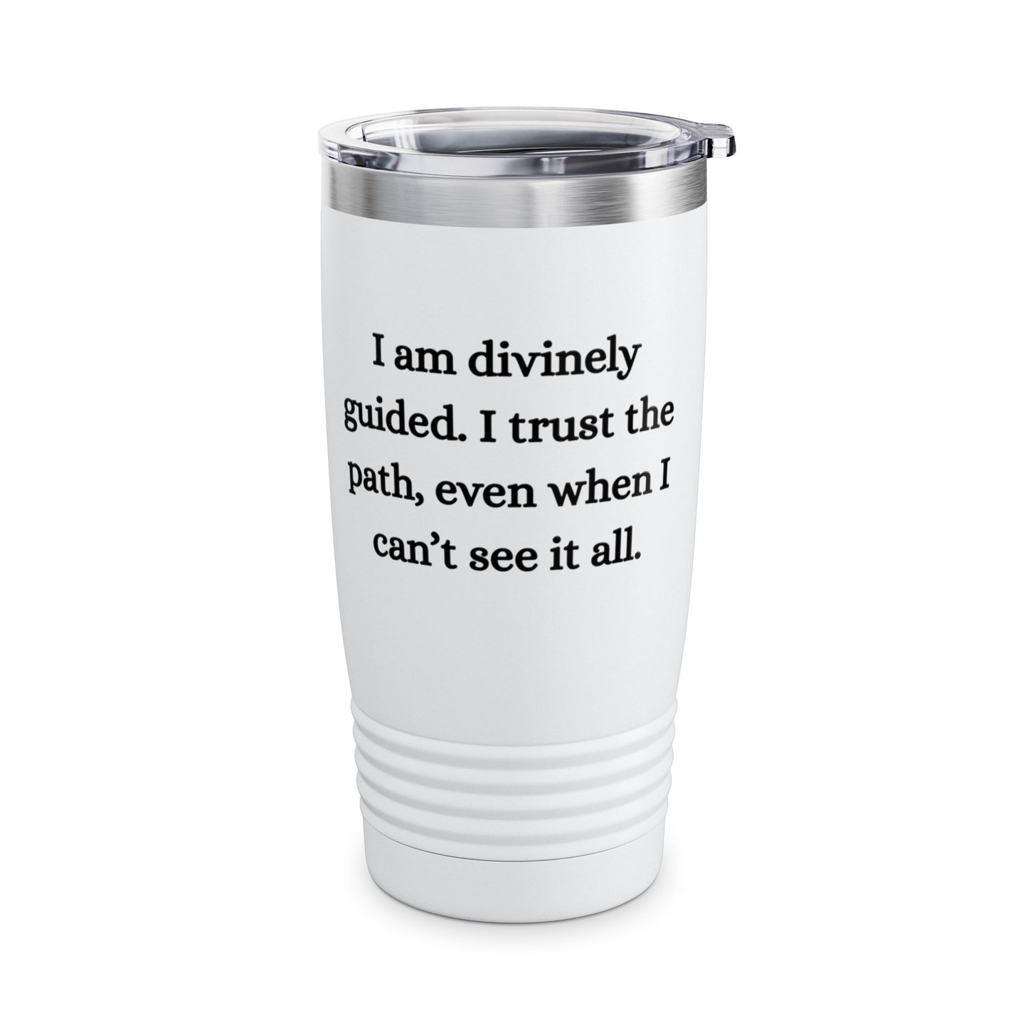 Crown Chakra Stainless Steel 20oz Tumbler – Spiritual Connection (White)