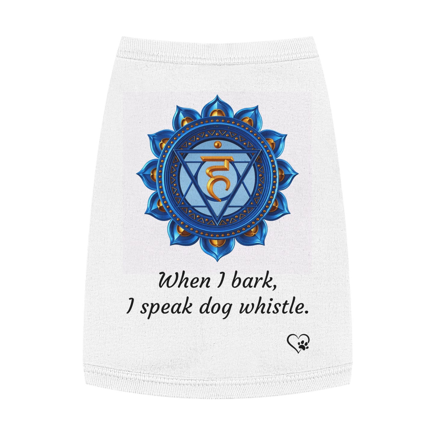 Sacred Guardian Pet Tank – Throat Chakra (Communication & Awareness)