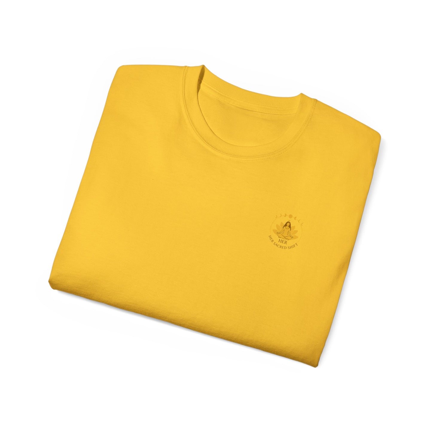 Solar Plexus Chakra Tee – “I Stand in My Power” | Her Sacred Shift