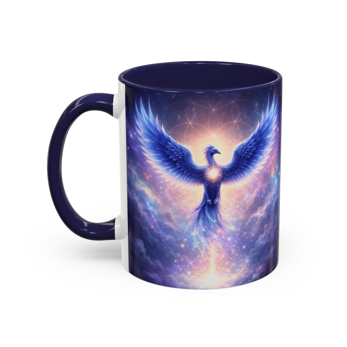 Celestial Ascension Phoenix Mug