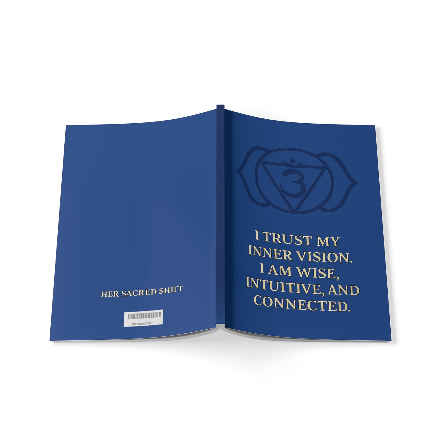 Third Eye Chakra Journal – I Trust My Inner Vision A5 Softcover Journal