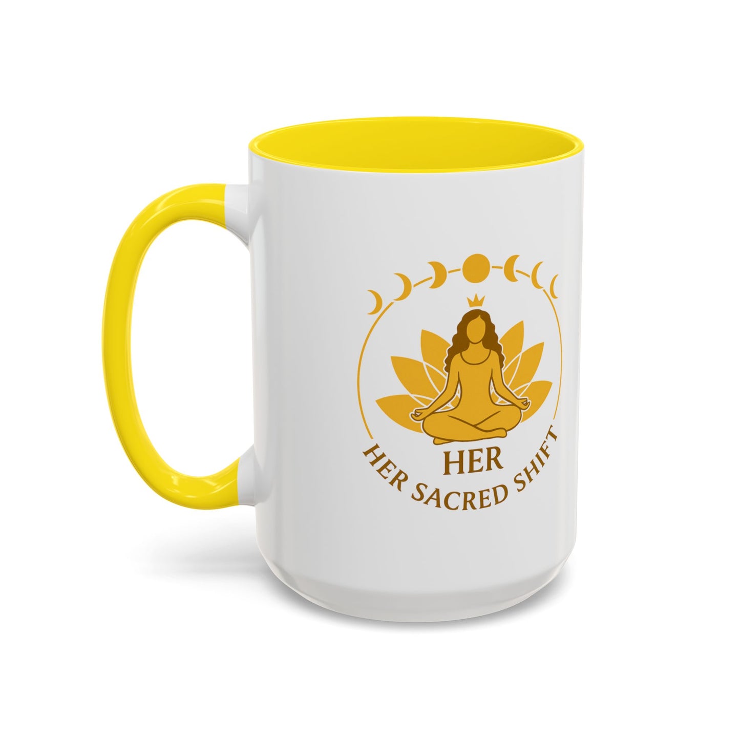 Her Sacred Shift Logo Mug – Solar Plexus Energy (11oz / 15oz)