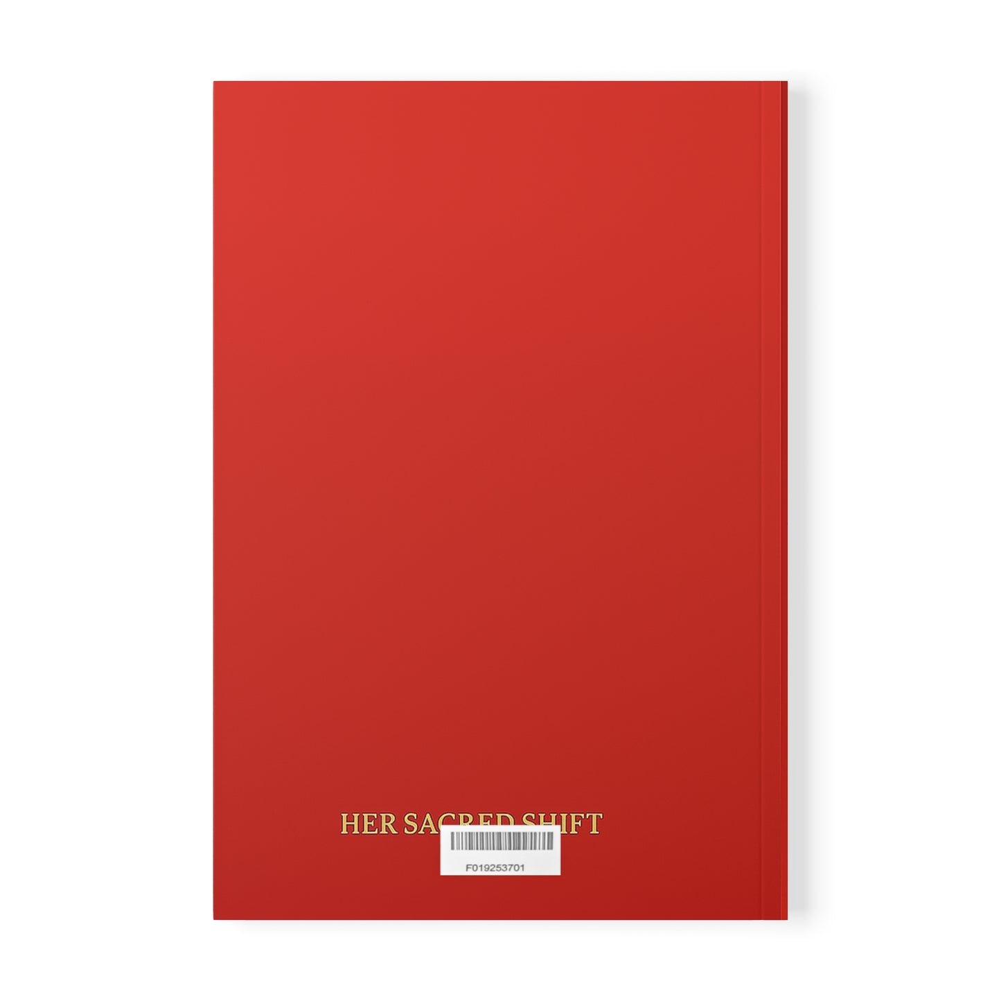 Root Chakra Softcover A5 Notebook – “I Am Grounded. I Am Secure.”