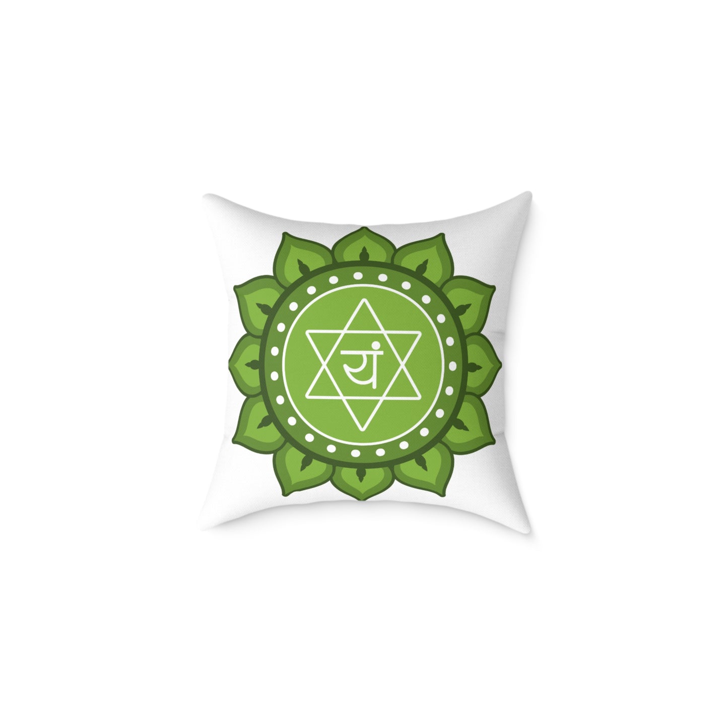 Heart Chakra Throw Pillow – I Am Love, I Am Loved