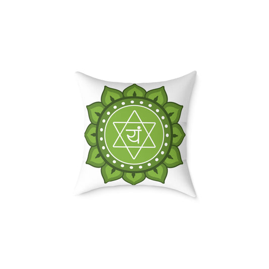 Heart Chakra Throw Pillow – I Am Love, I Am Loved