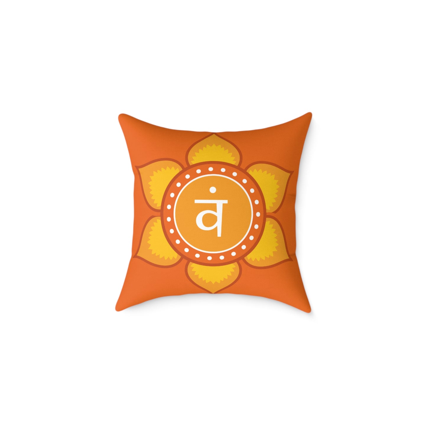 Sacral Chakra Throw Pillow – I Honor My Emotions- Full Color
