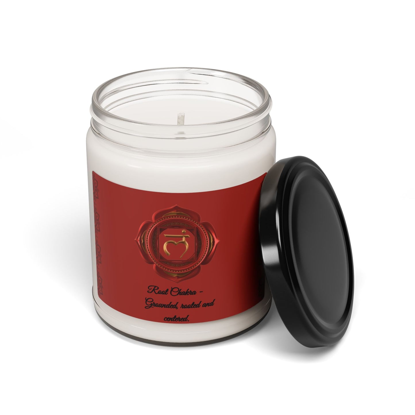 Root Chakra – Cinnamon Vanilla Aromatherapy Soy Candle, 9oz.