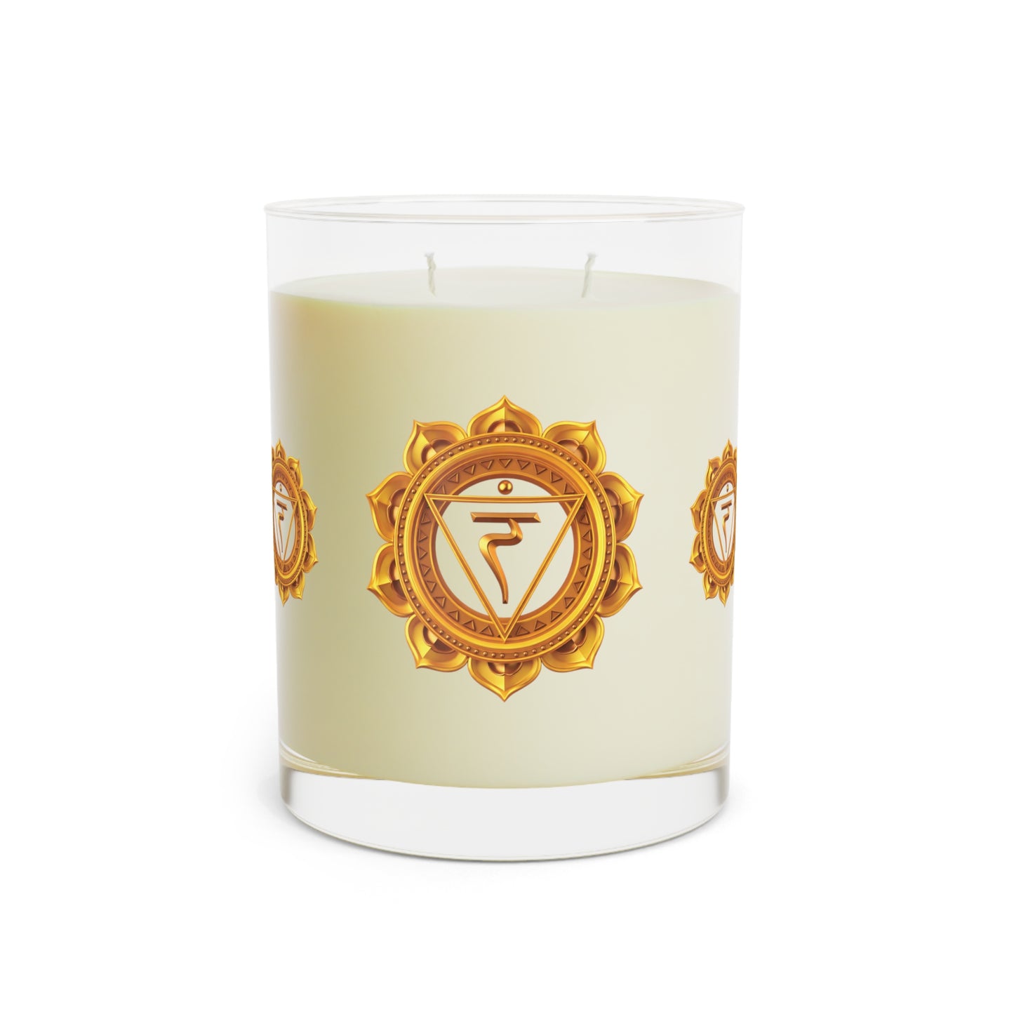 Solar Plexus Chakra Ritual Candle – Ignite Your Inner Power — 11oz Scented Glass Candle