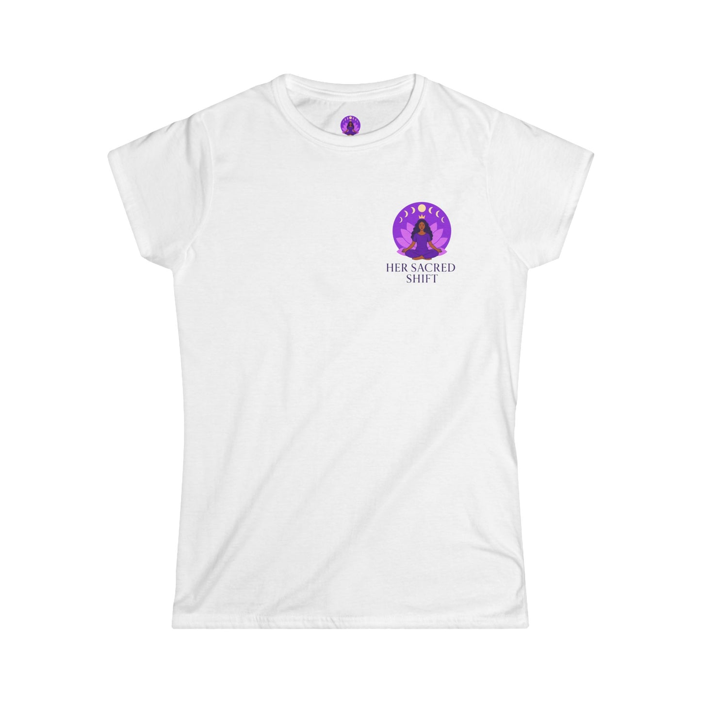 Her Sacred Shift Crown Chakra Tee – Align with Divine Wisdom