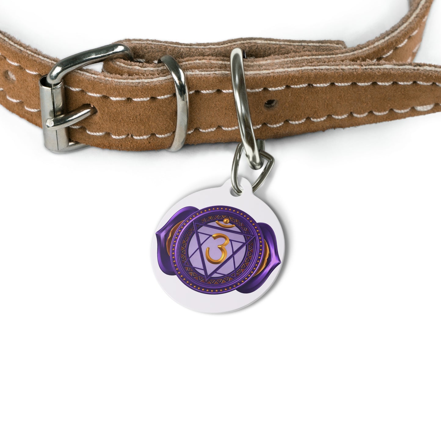 Third Eye Chakra Pet Tag – Intuition & Awareness for Your Guardian
