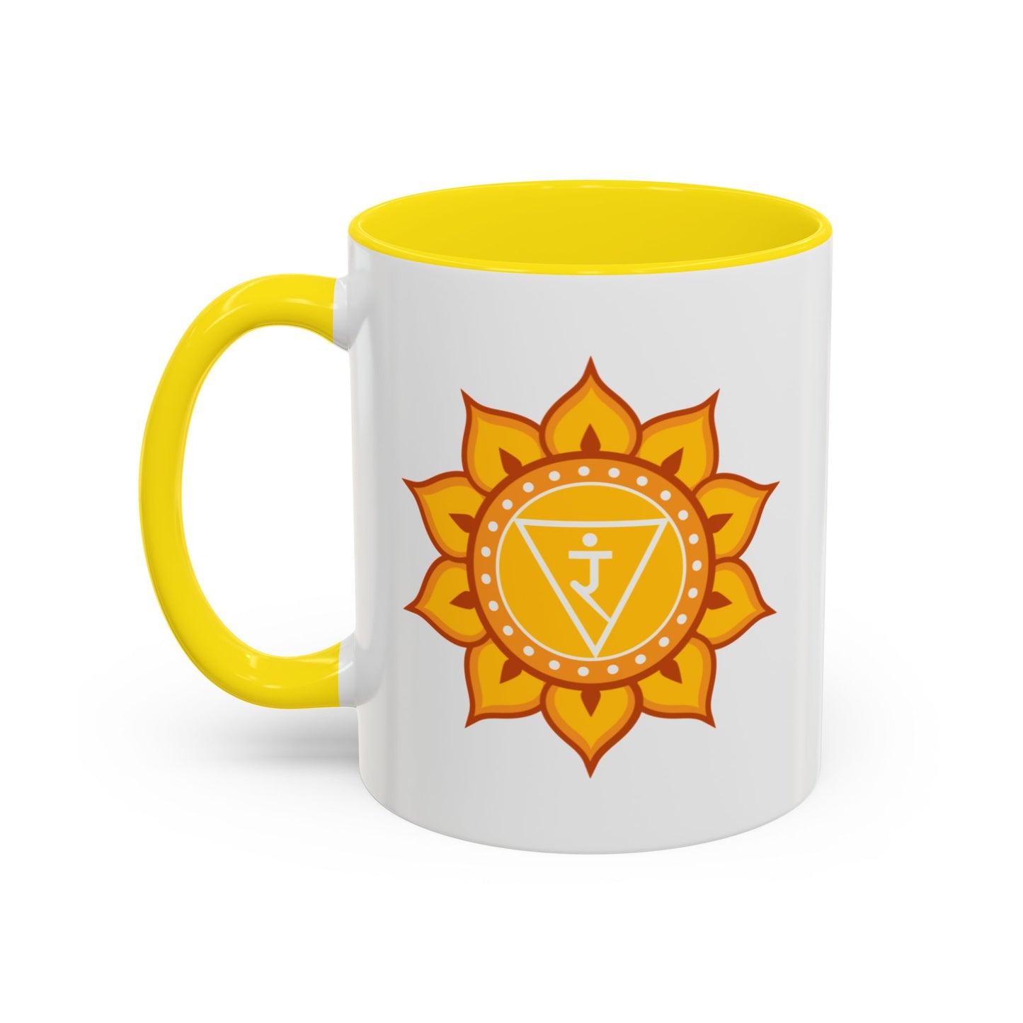 Solar Plexus Chakra Mug – I Trust My Light. I Rise with Unstoppable Strength (11oz / 15oz)