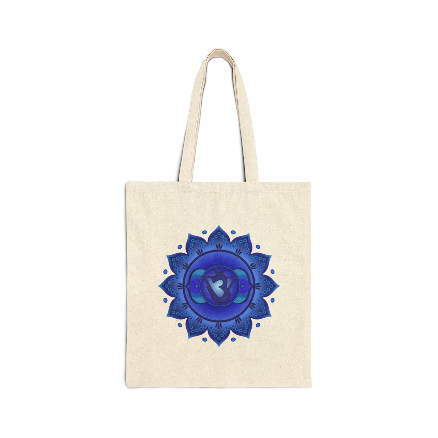 Third Eye Chakra Cotton Canvas Tote – “I Trust My Intuition”