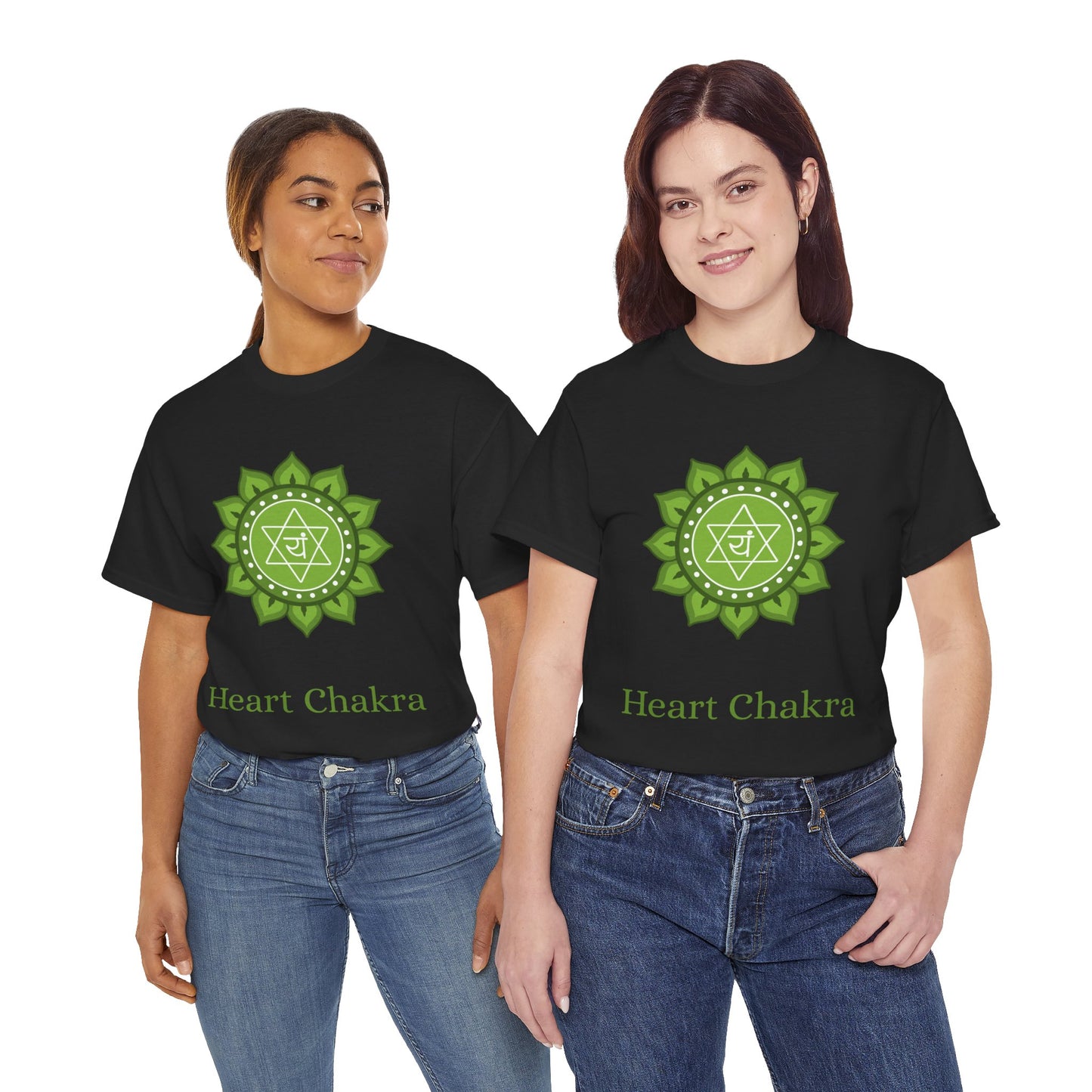 Heart Chakra Symbol T-Shirt – Love, Compassion & Harmony