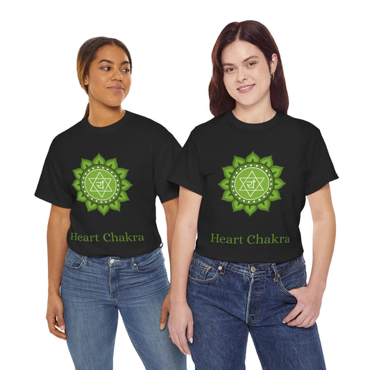 Heart Chakra Symbol T-Shirt – Love, Compassion & Harmony