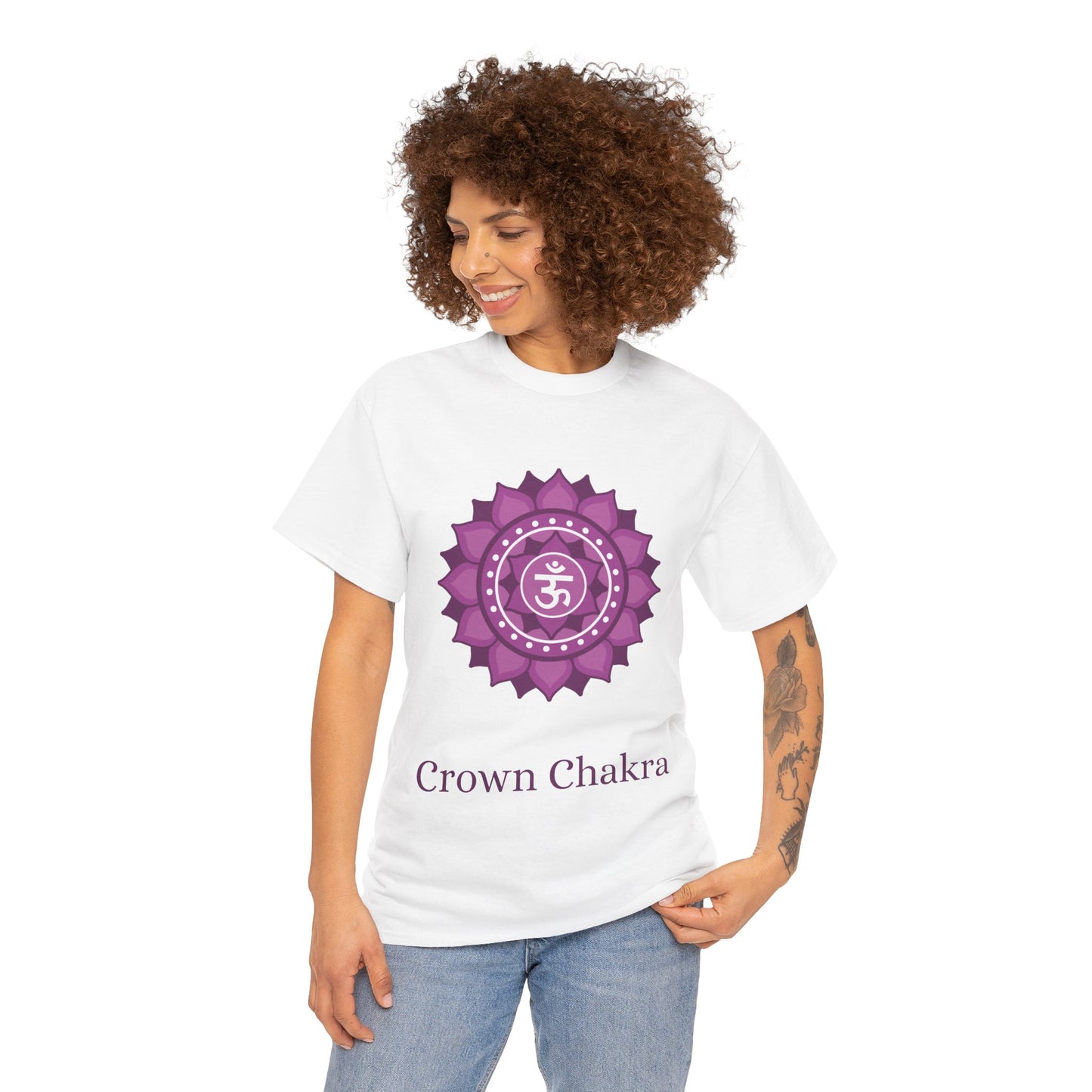Crown Chakra Symbol T-Shirt – Spiritual Connection & Enlightenment