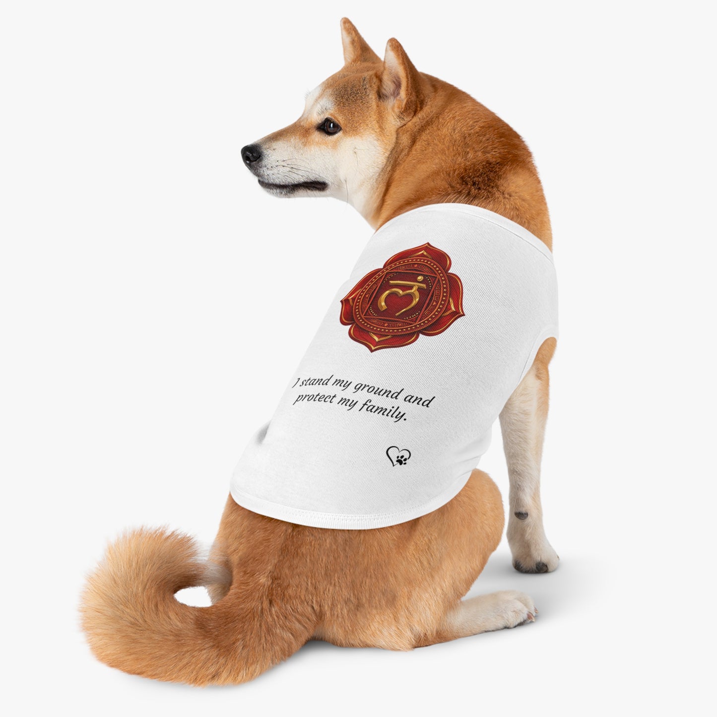 Sacred Guardian Pet Tank – Root Chakra (Protection & Loyalty)