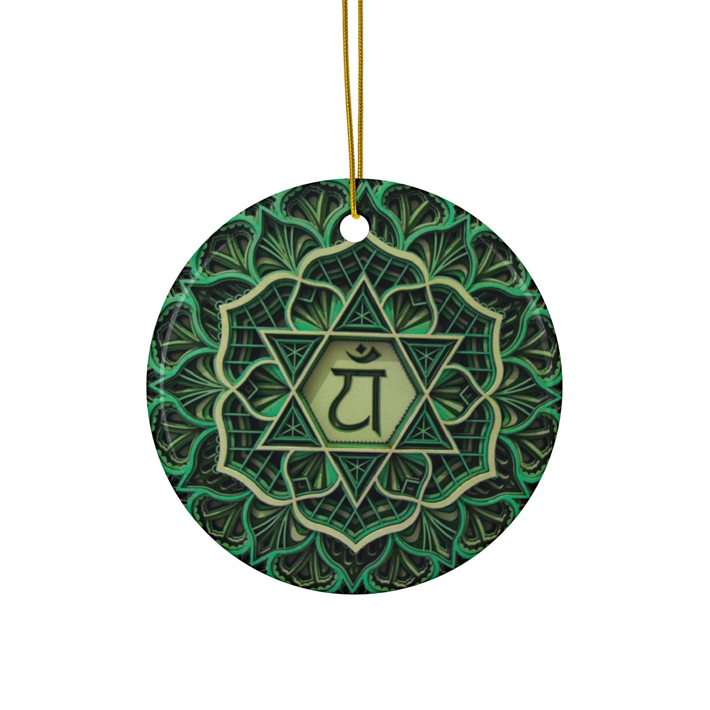 Ceramic Heart Chakra Ornament – Love & Gratitude at Christmas