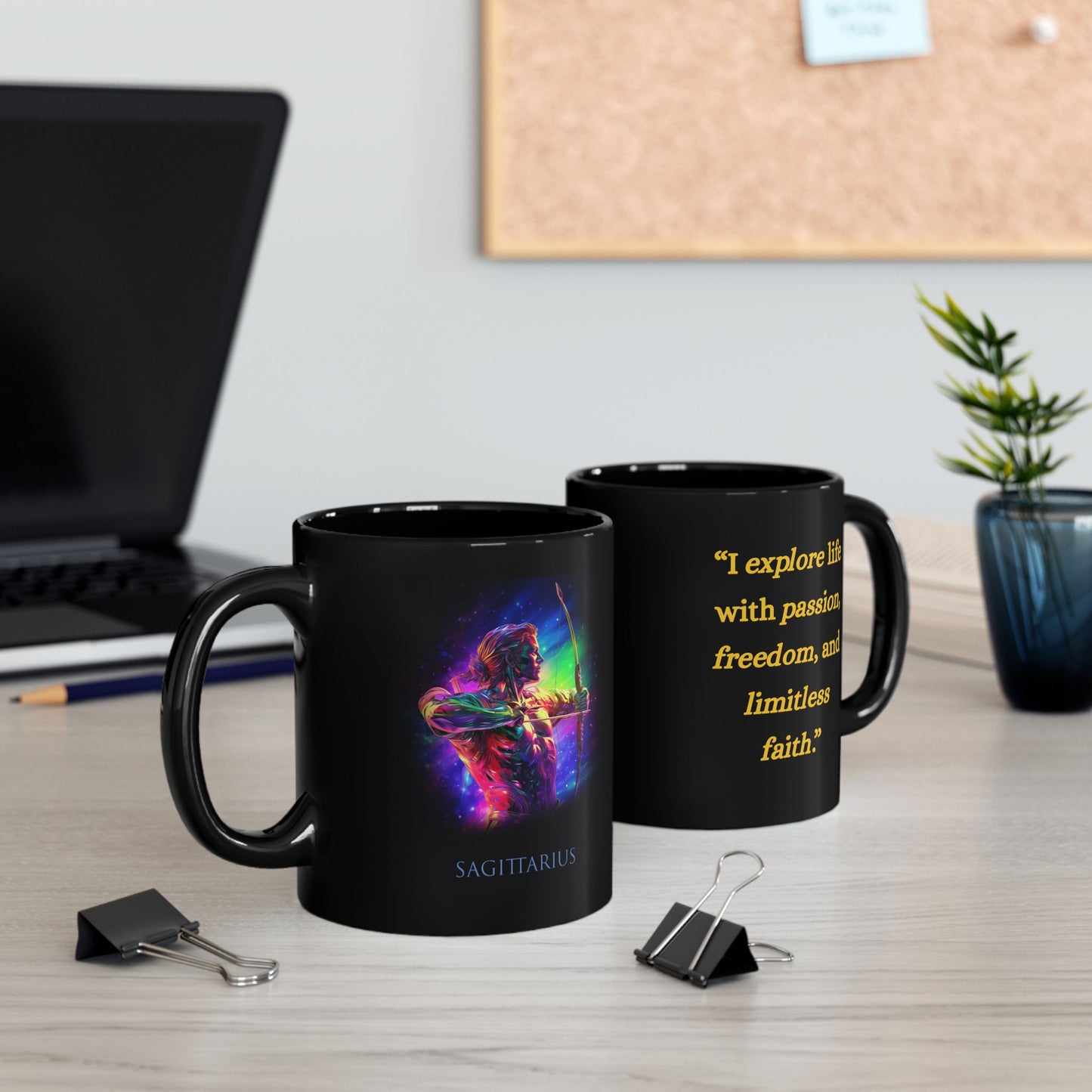 Sagittarius Zodiac Affirmation Mug – Adventurous & Free