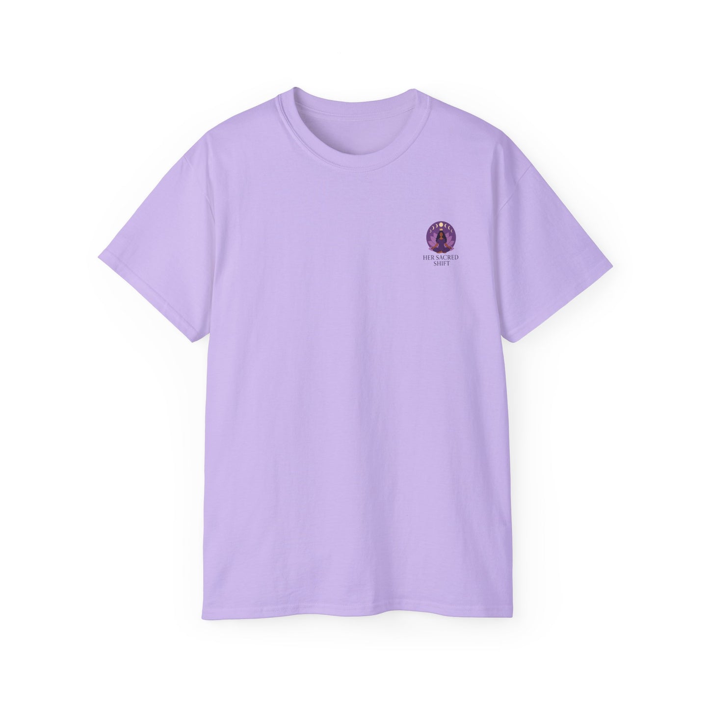 Crown Chakra Tee – “I Am Focused on Spiritual Insight” | Her Sacred Shift