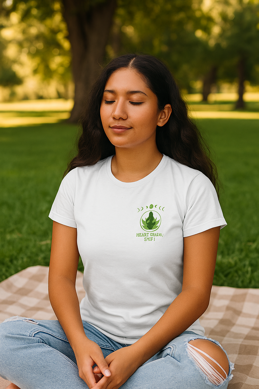 Her Sacred Shift Heart Chakra Tee – Open to Love & Harmony
