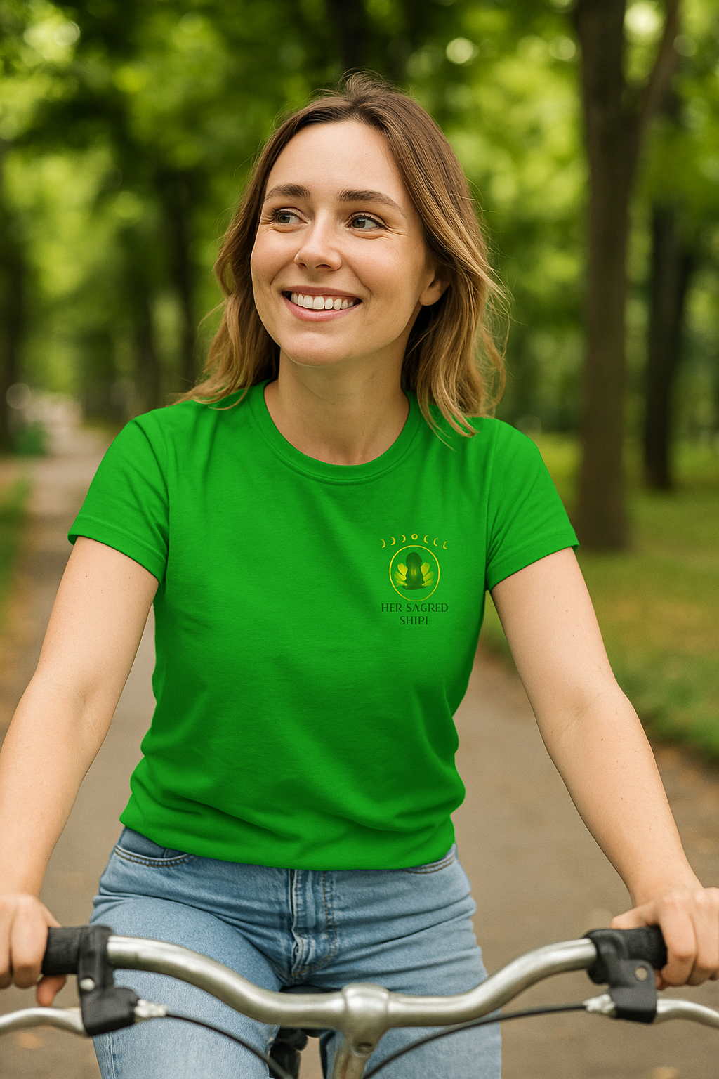 Her Sacred Shift Heart Chakra Tee – Open to Love & Harmony