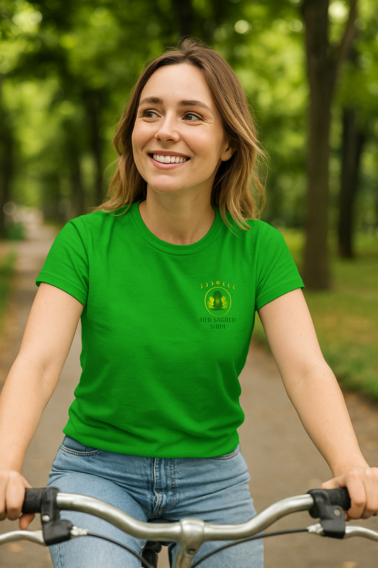 Her Sacred Shift Heart Chakra Tee – Open to Love & Harmony