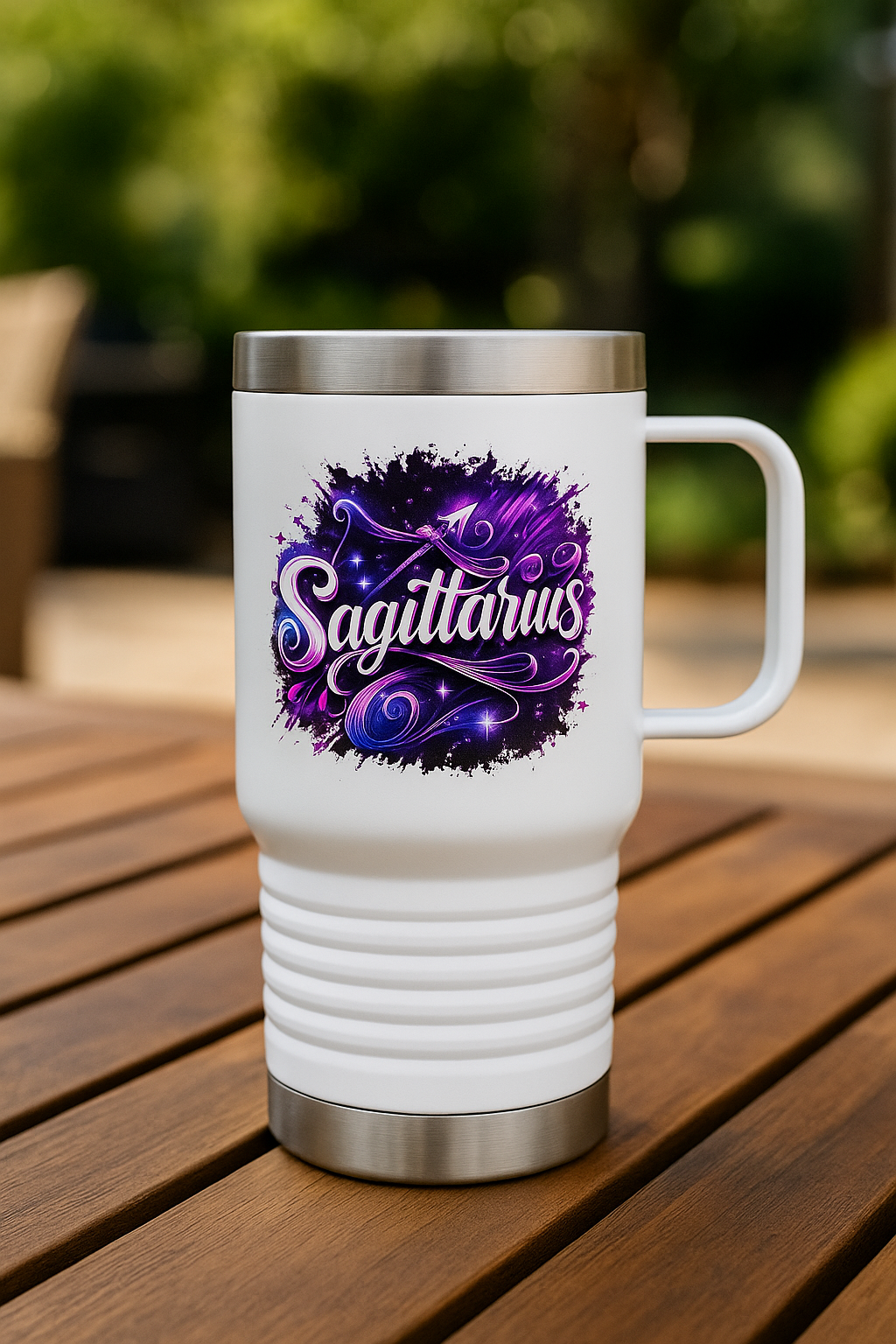 Sagittarius 20oz Travel Mug – Cosmic Archer Edition
